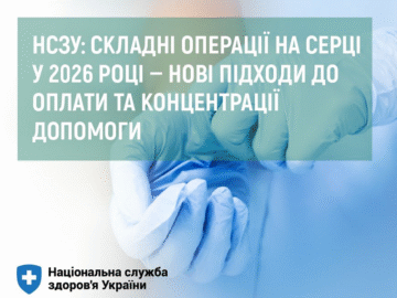 НСЗУ: складні операції на серці у 2026 році — нові підходи до оплати та концентрації допомоги НСЗУ: складні операції на серці у 2026 році — нові підходи до оплати та концентрації допомоги